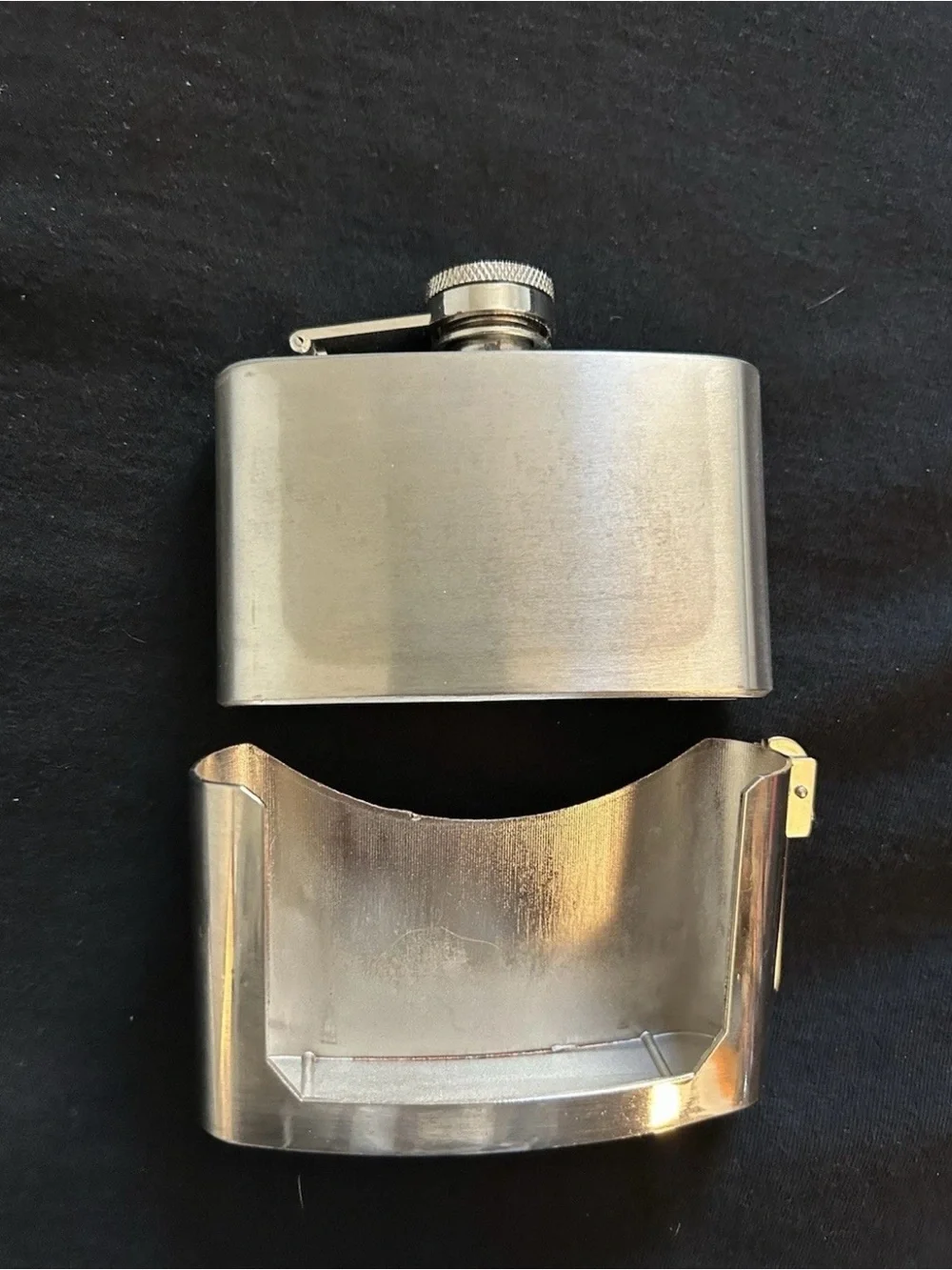 Stainless Steel Hip Flask - Silver